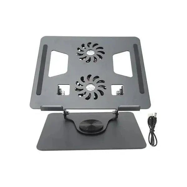 Support de PC Portable Réglable avec Double Ventilateur de Refroidissement - BONDABOU SHOP